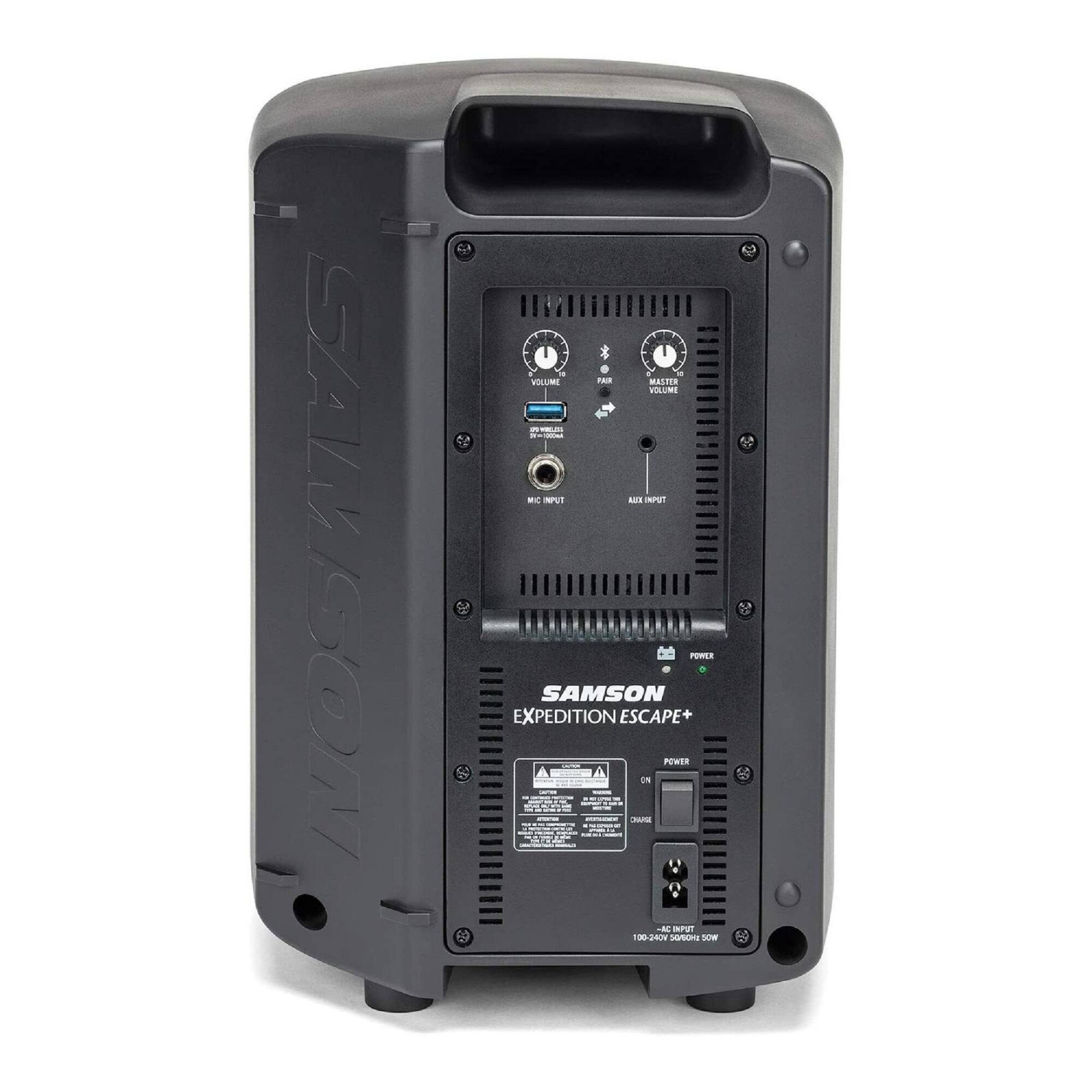 SAMSON EXPEDITION ESCAPE + POWER ON - -N IW 100-240V 50/60HZ SAME - d 2 6 &