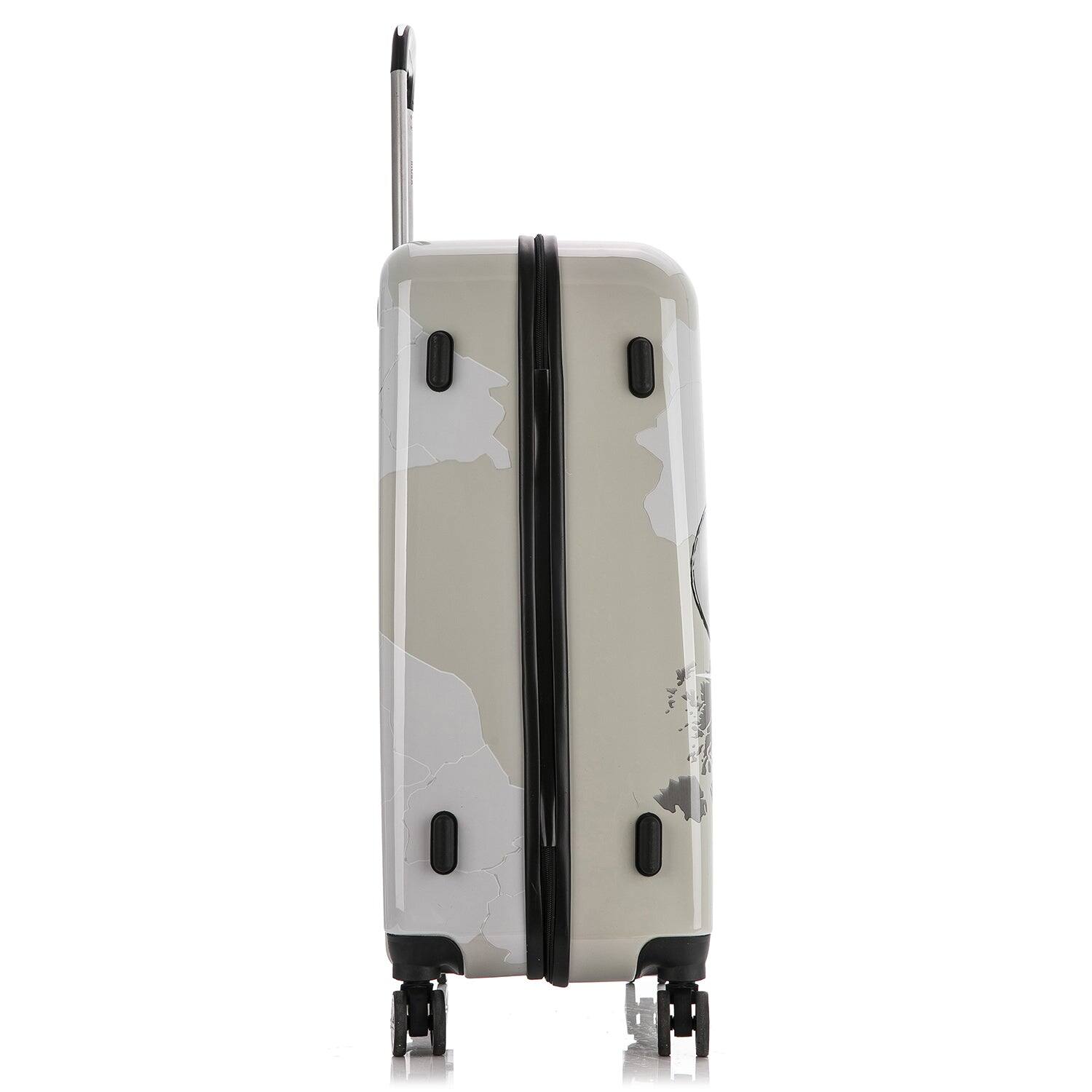 Alt View 3. InUSA - World Prints lightweight hardside Spinner Luggage 28" - WORLD.