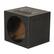 Front. QPower - QPower QBOMB12S 12 Inch Sealed Subwoofer Enclosure, Car Audio Sub Speaker Box - Black.