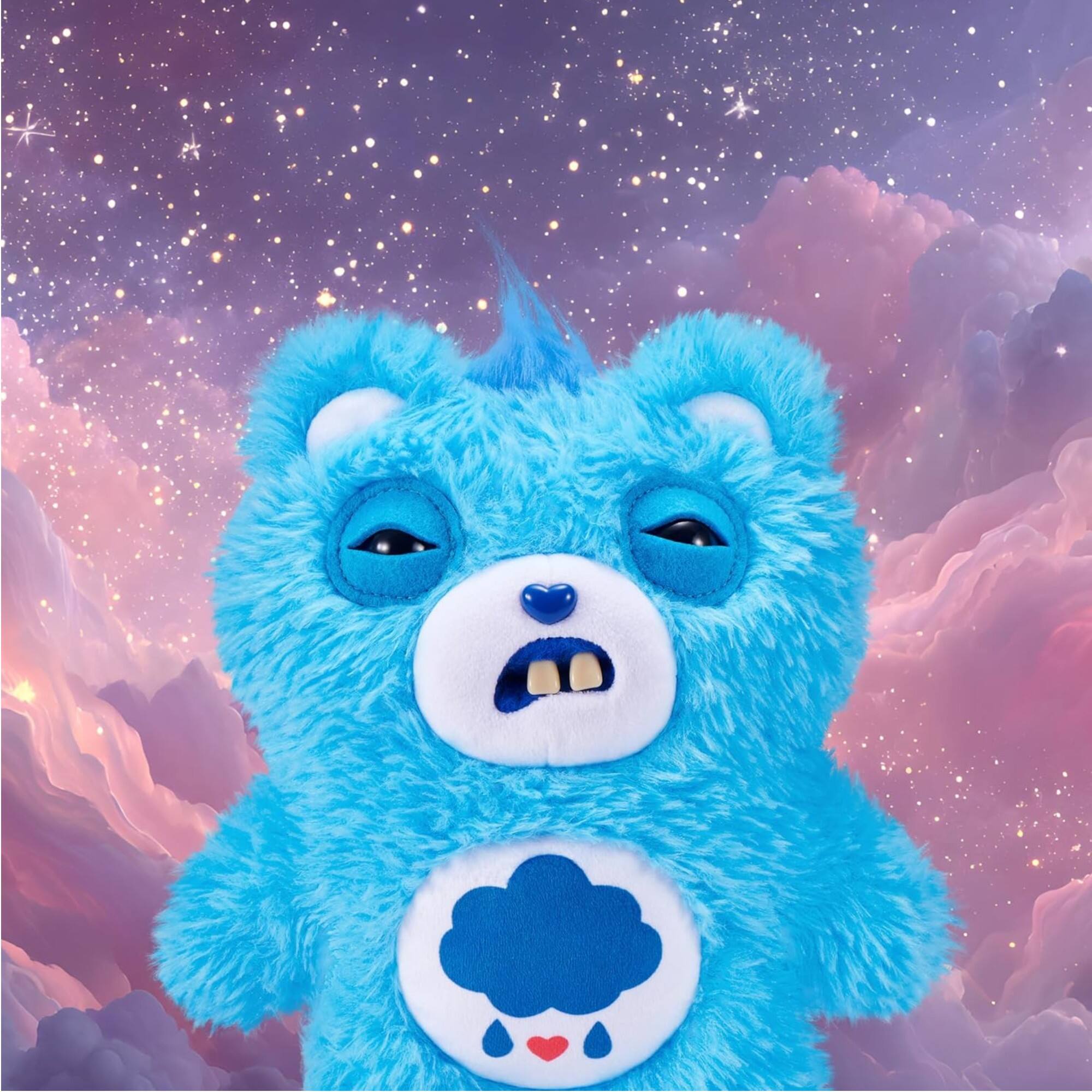 Alt View 1. Fuggler - Fuggler Care Bears 9 inch (Grumpy Bear), Funny Ugly Monster Stuffed Animal Toy by ZURU - Assorted Pre-Pack.