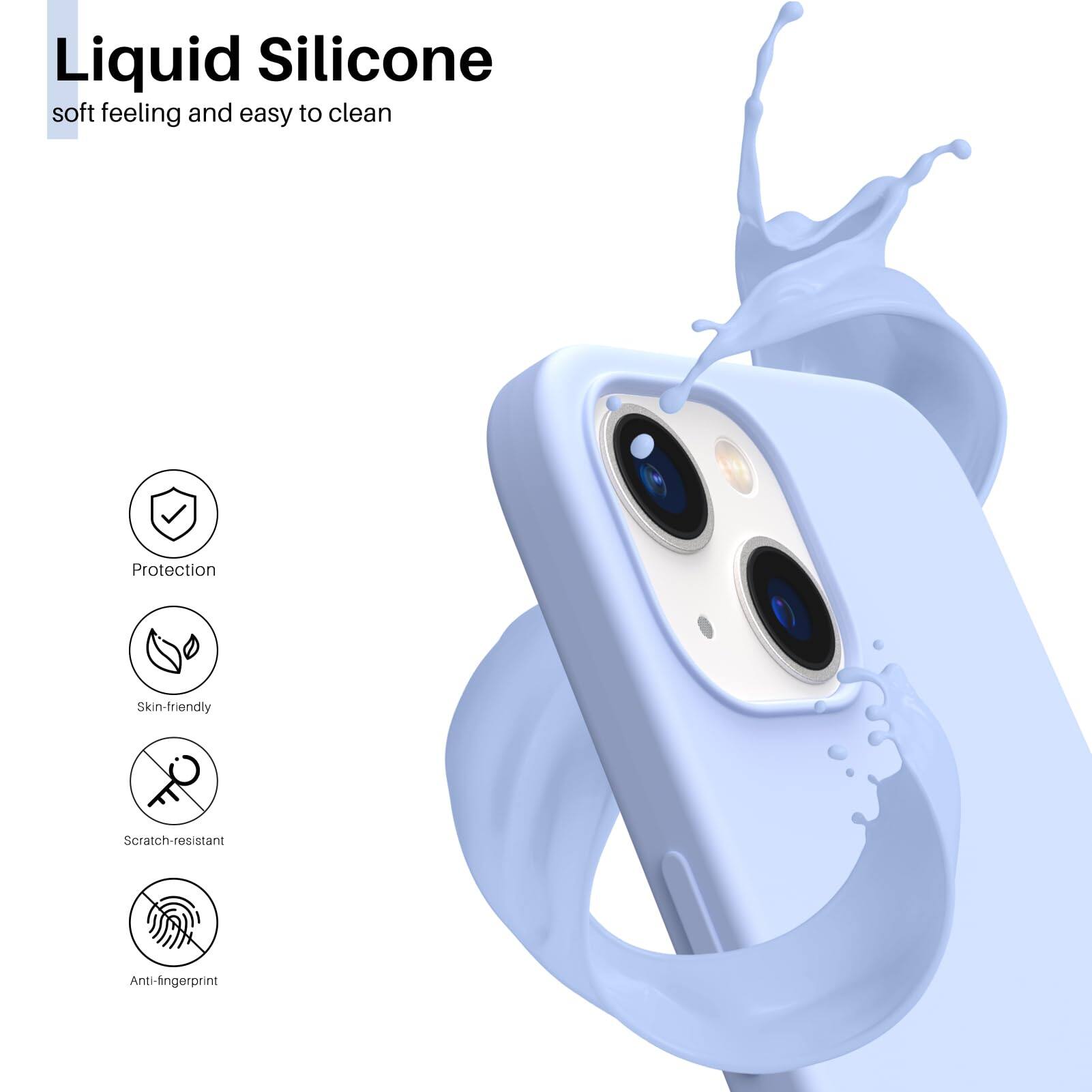 Liquid Silicone, soft feeling and easy to clean, Protection, Skin-friendly, Scratch-resistant, Anti-fingerprint