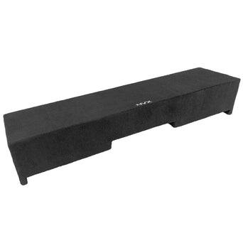 Alt View 2. NVX - 2004-2018 Nissan Titan Crew/King Cab - Custom-Fit Empty Dual 12" Sealed Subwoofer Enclosure - Black.