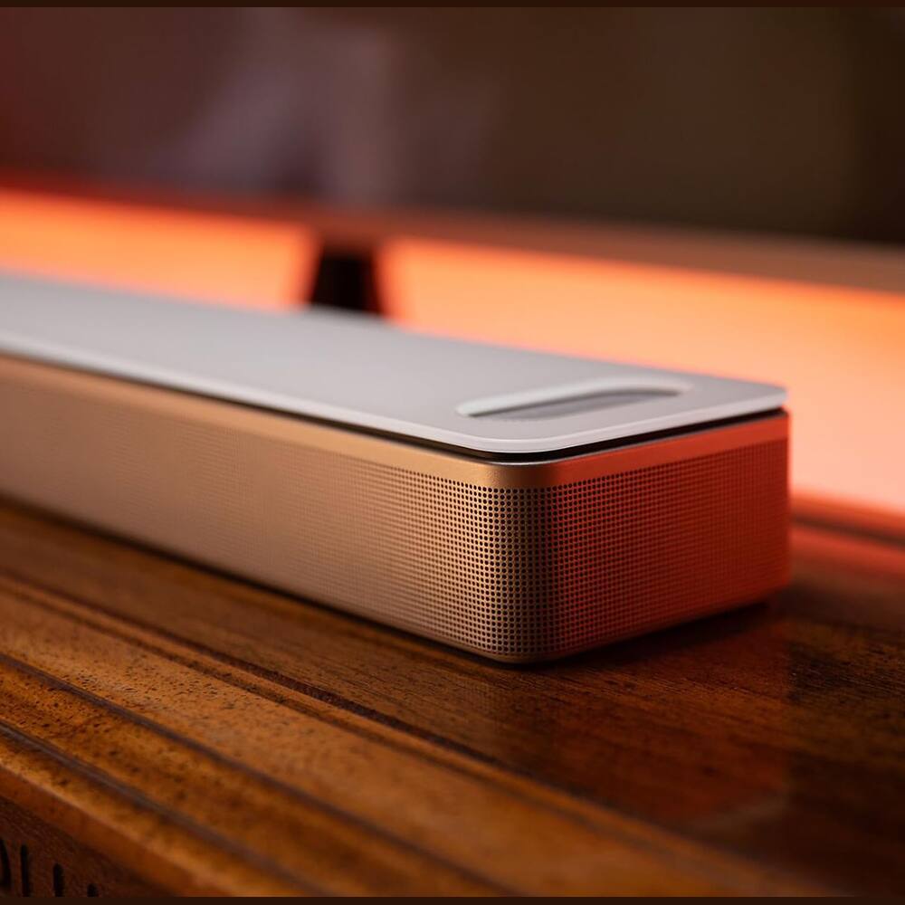 Alt View 7. Bose - Smart Ultra Dolby Atmos Soundbar + 1-Year Extended Warranty Package - Arctic White.
