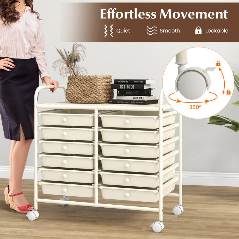 Effortless Movement  
Quiet  
Smooth  
Lockable  

360°