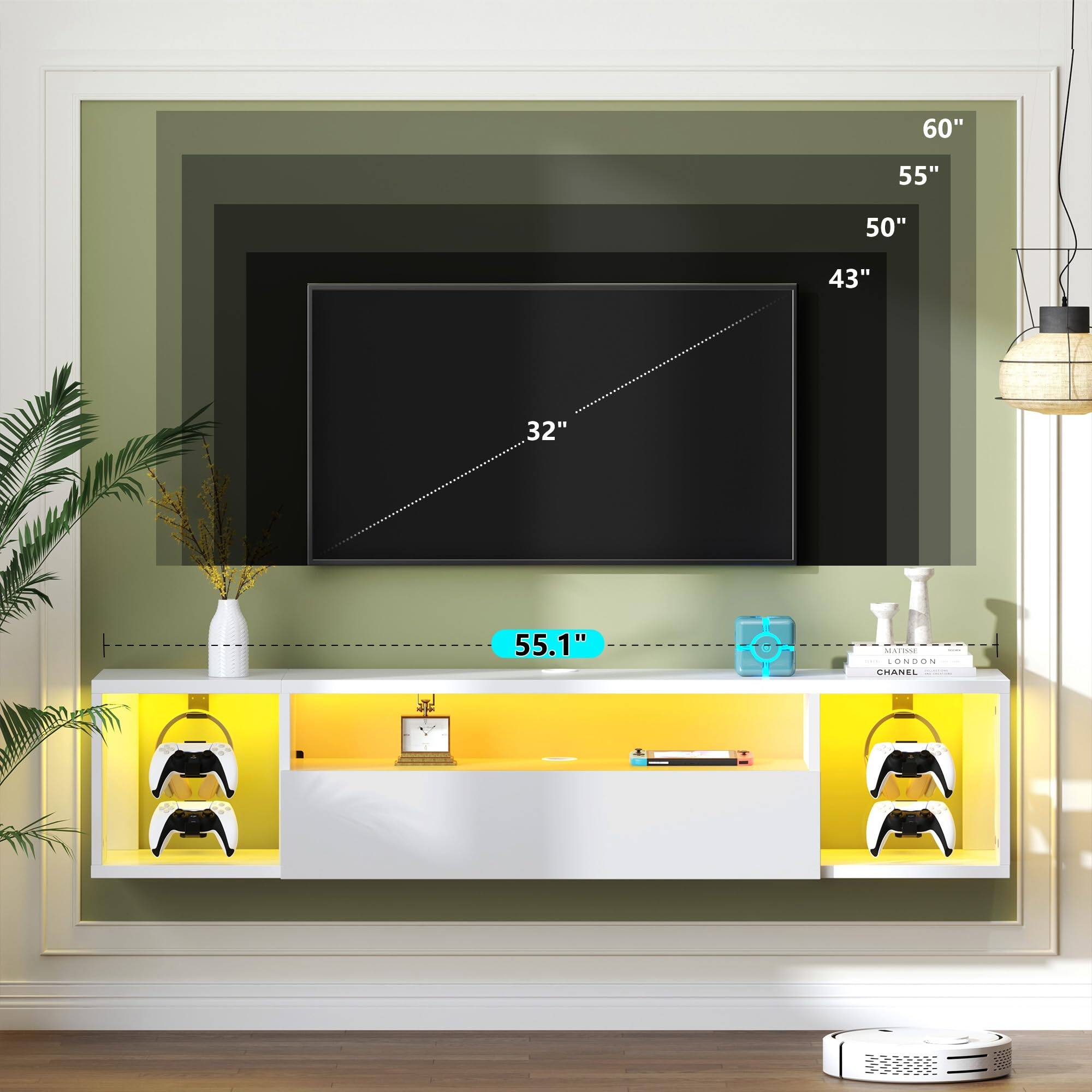 60"  
55"  
50"  
43"  
32"  
55.1"  

LONDON CHANEL