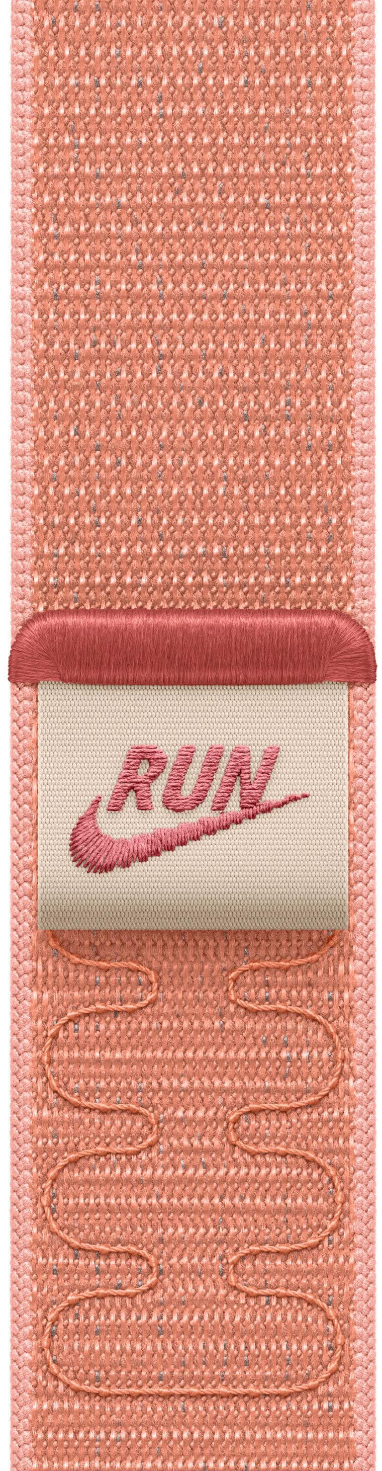 Apple - 42mm Nike Sport Loop - Alpenglow Pink - Front_Zoom