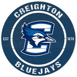 Jardine - Creighton Bluejays 20'' x 20'' Indoor/Outdoor Circle Sign - Blue