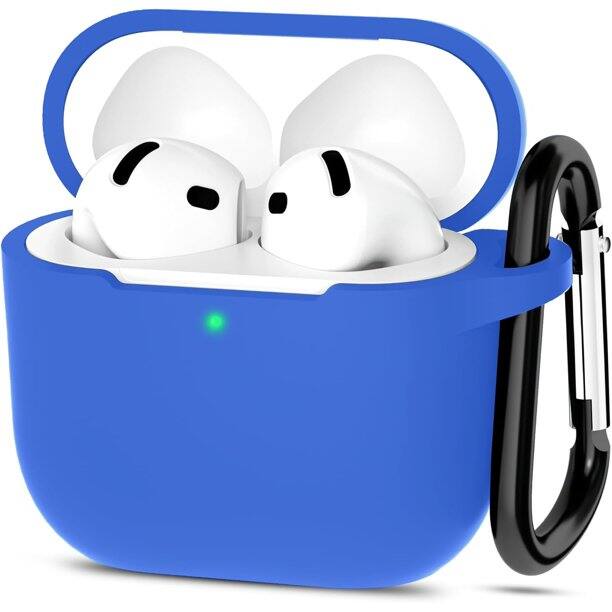 Entronix - AirPods 4th Generation Case - Soft-Touch Liquid Silicone Protection - Aqua