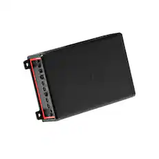 Front. Boss - Boss Elite BE400.1D 400W RMS Mono Class D Amplifier with Remote Subwoofer Level Control and LED Illuminated End Panels - Black/Gray.