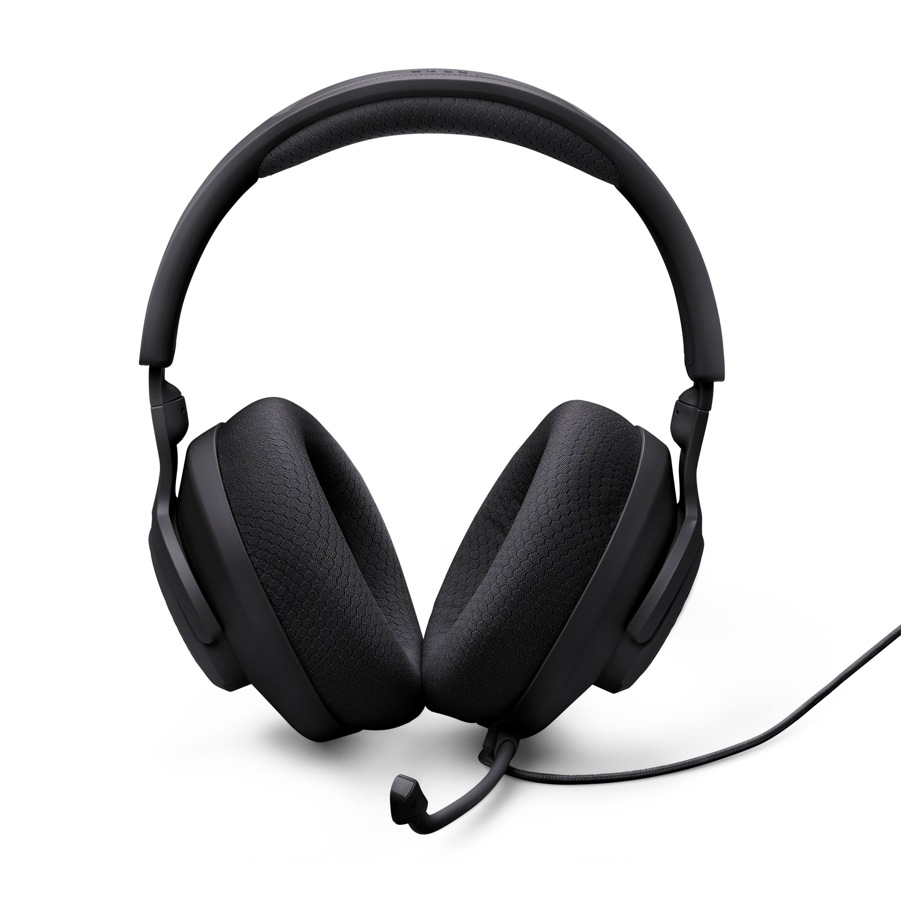 Alt View 1. JBL - Quantum 100M2 Wired over-ear gaming headset with detachable mic and mute option - Black.