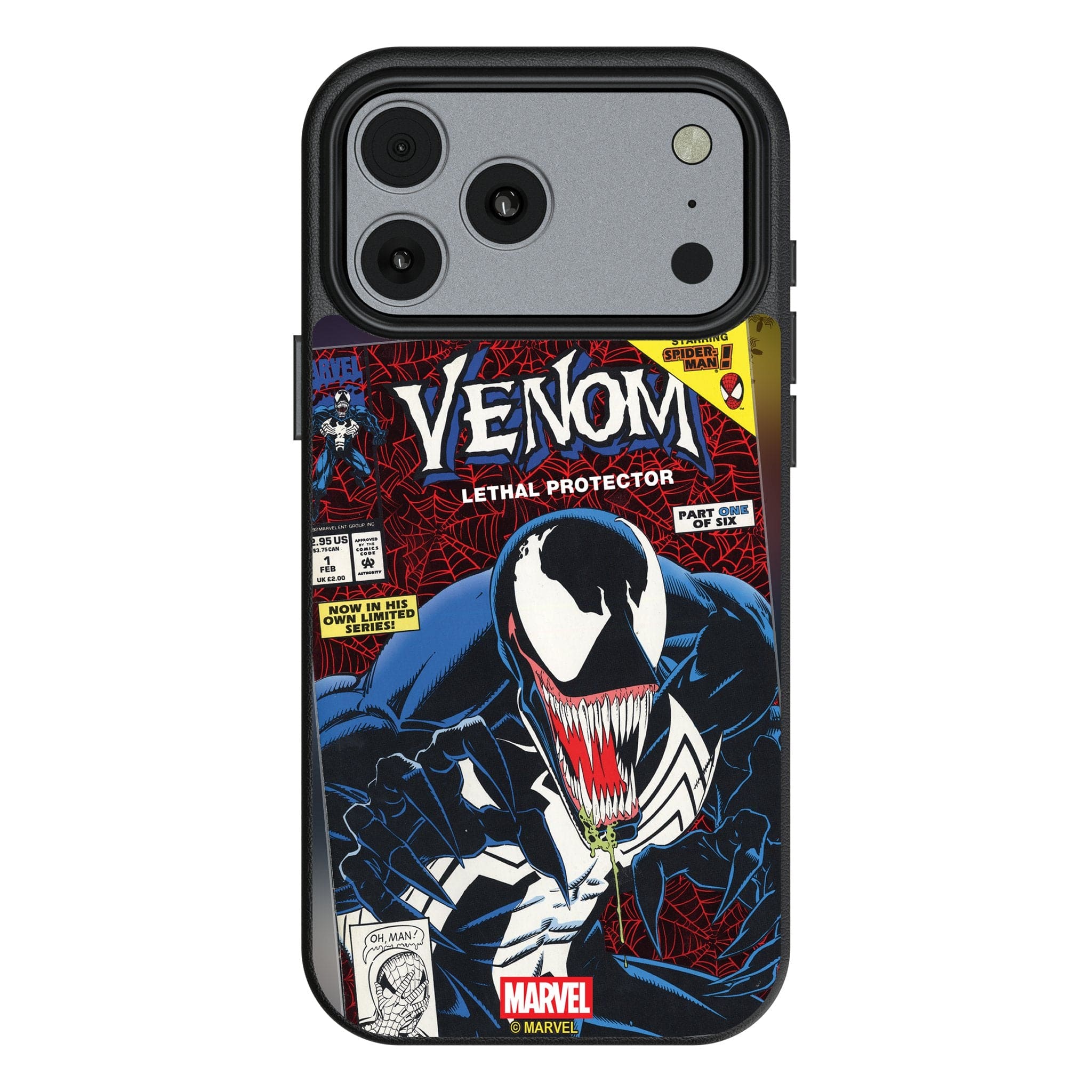 Keyscaper - Marvel Classic Cover MagSafe Compatible Phone Case - Apple iPhone Air - Venom