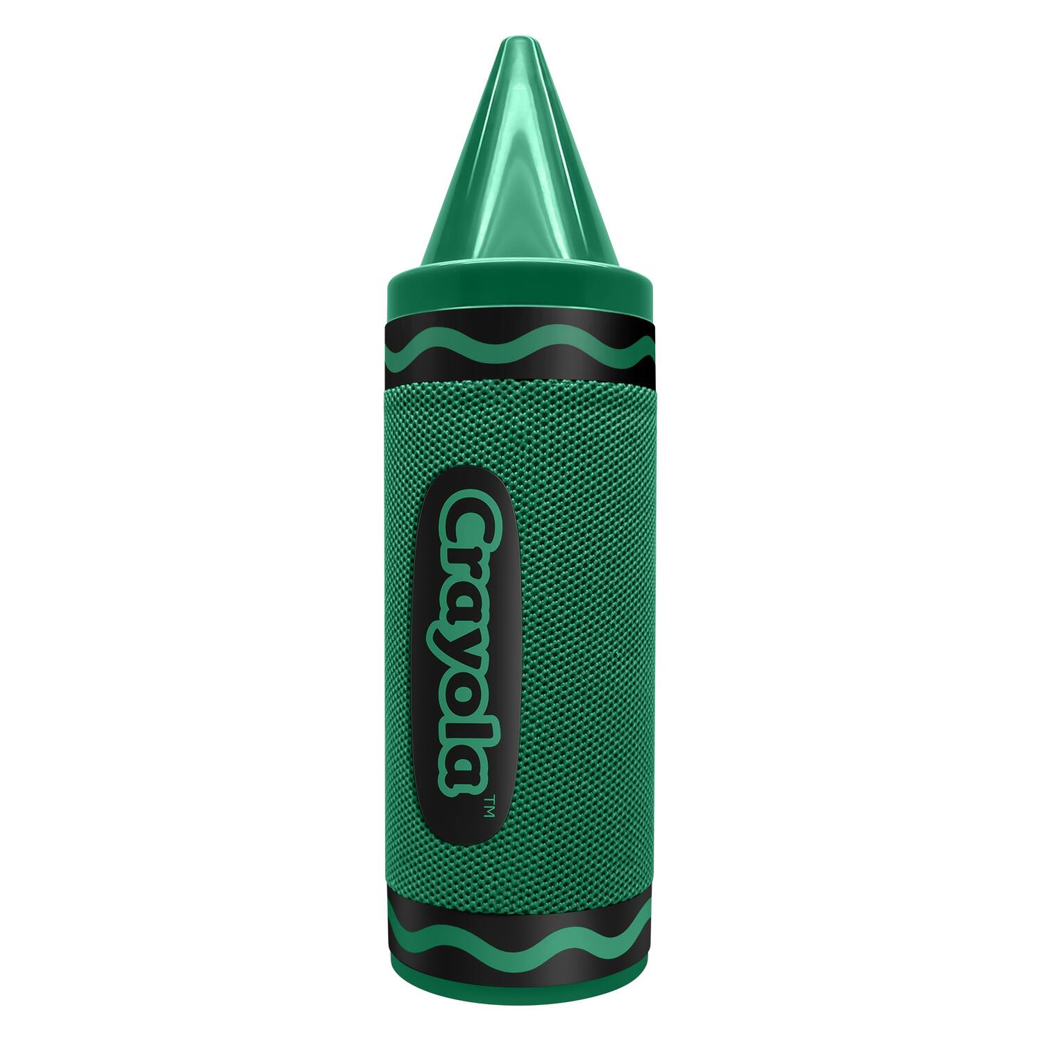 Angle. Crayola - Crayola Cbt450grn Portable Bluetooth Crayon Speaker With Fm Radio, Cbt450 (green) - green.
