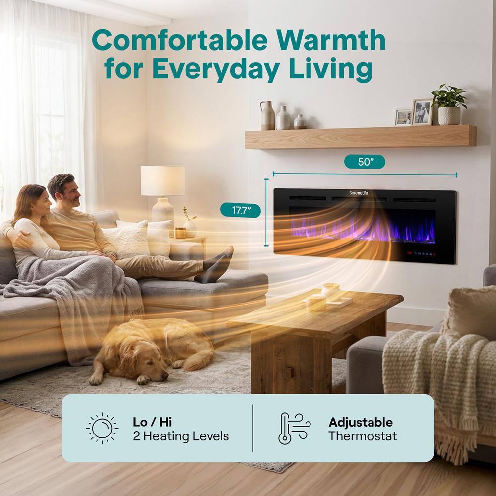 Comfortable Warmth for Everyday Living

50" Sereneo

17.7"

Lo / Hi 2 Heating Levels

Adjustable Thermostat