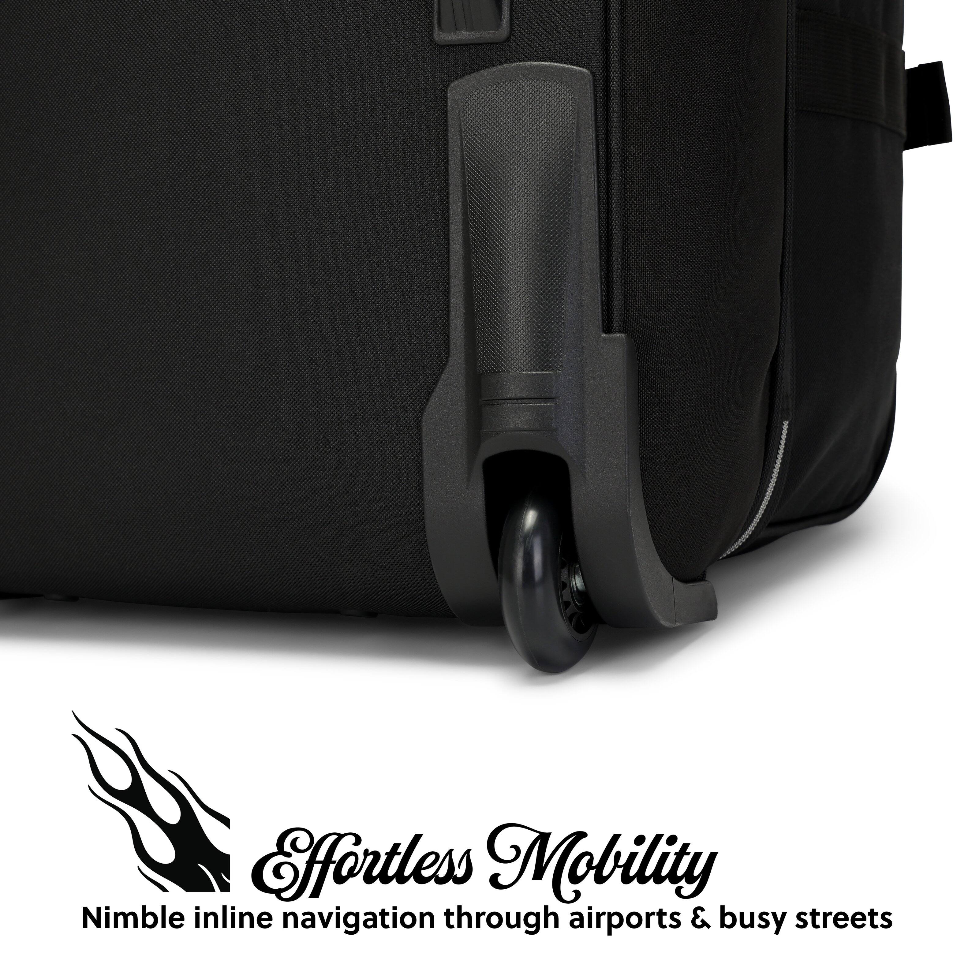 Effortless Mobility  
Nimble inline navigation through airports & busy streets
