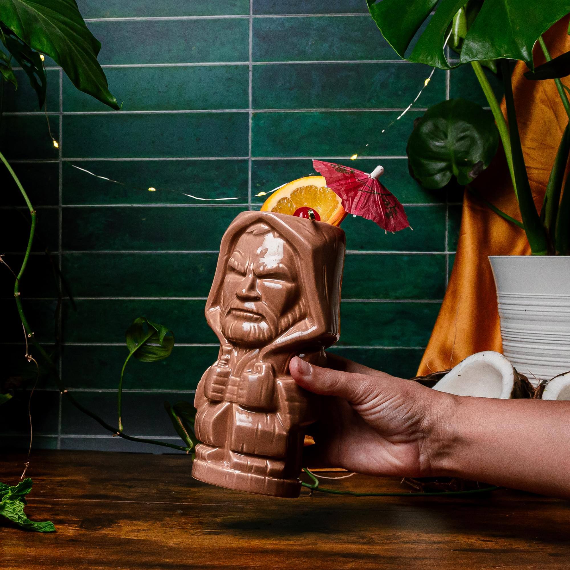 Alt View 2. Star Wars - Geeki Tikis Star Wars Obi-Wan Kenobi Ceramic Mug | Holds 20 Ounces - Brown.