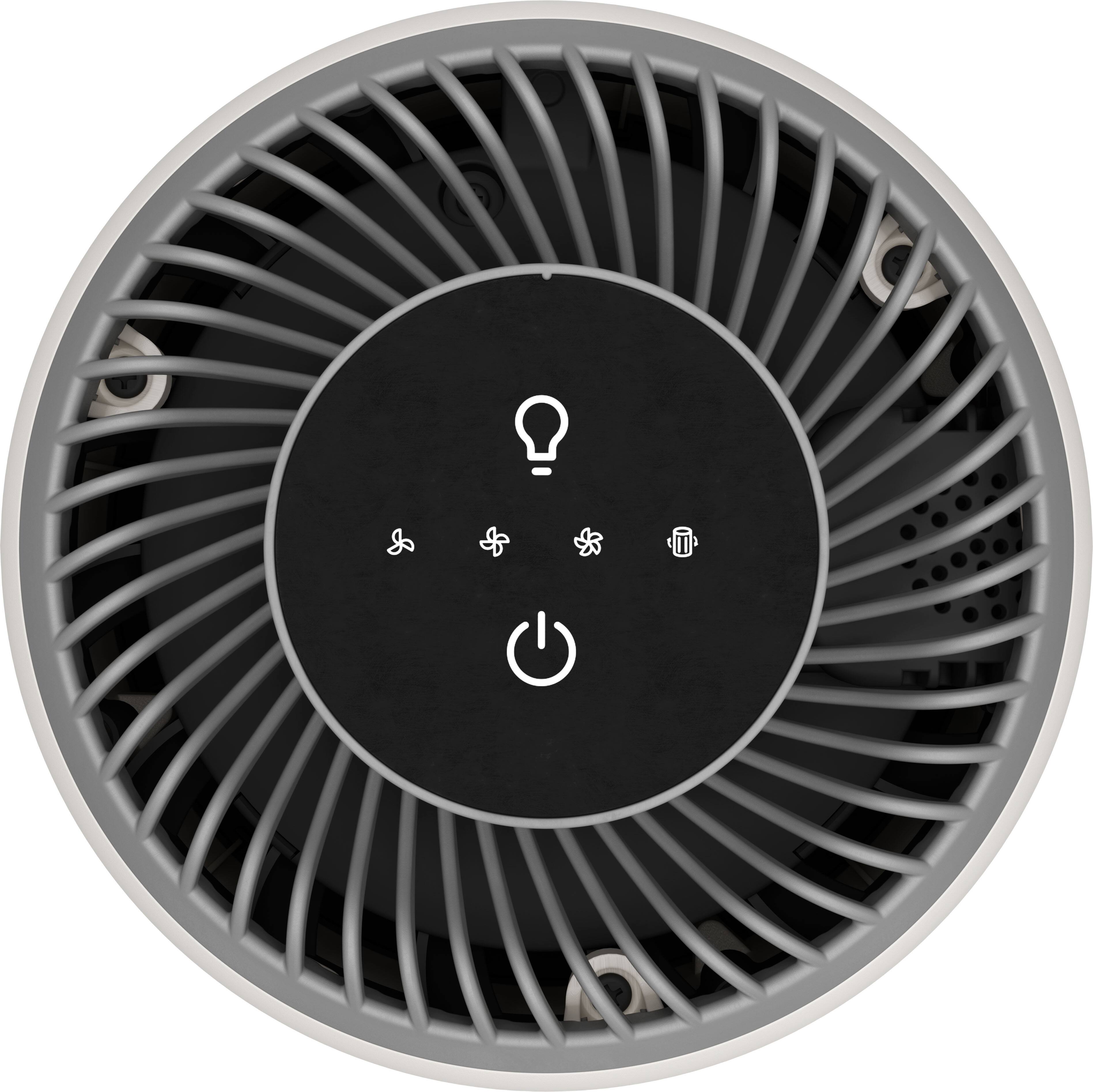 Alt View 5. Levoit - Levoit Core Mini with Night light, 254 sq ft - Cream White.