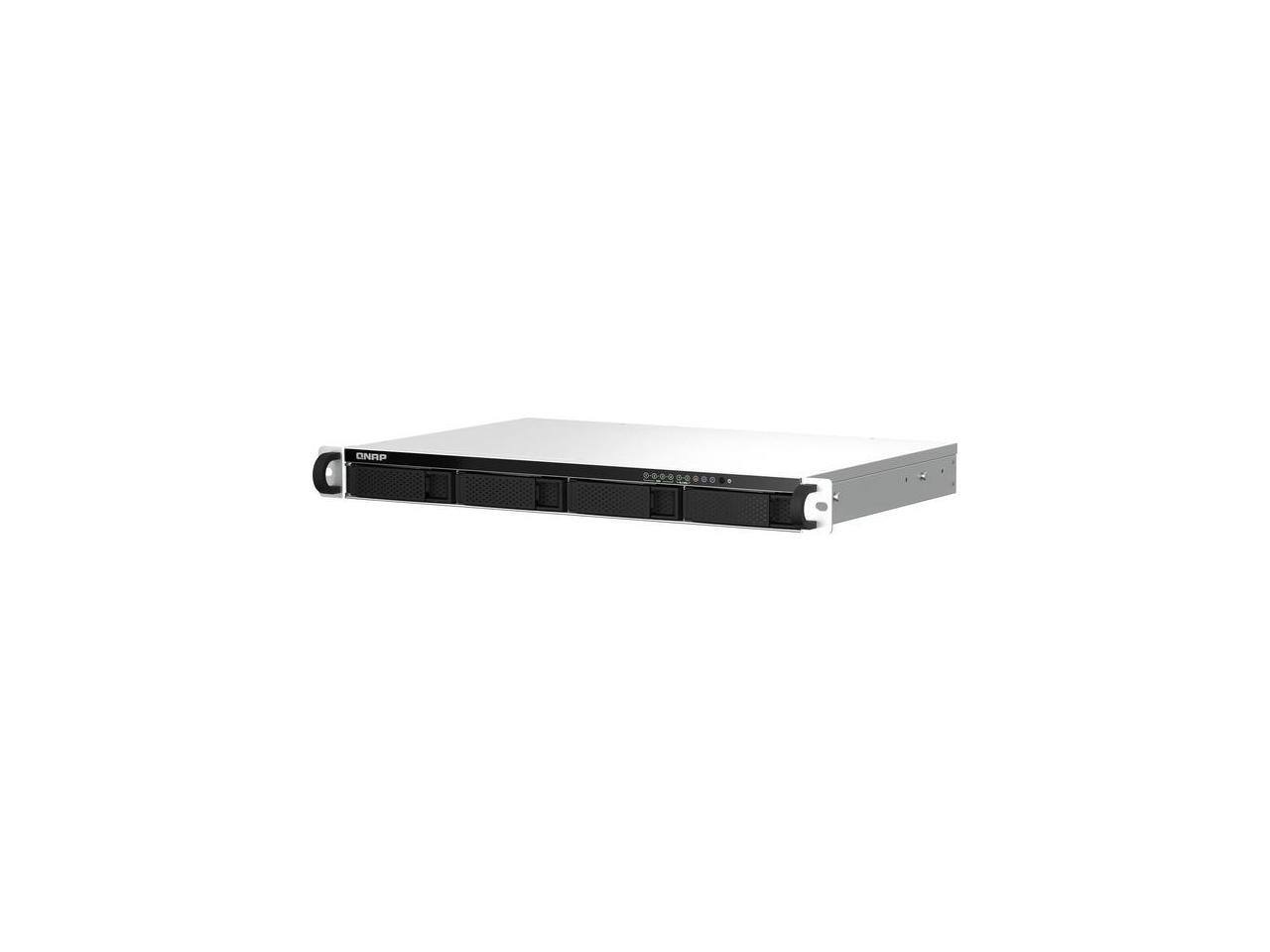 Alt View 1. QNAP - QNAP TS-464EU-8G NAS, Intel Celeron N5095, 8GB RAM, 4x HDD/SSD Bays.