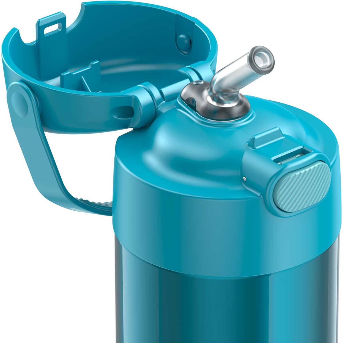 Alt View 3. Thermos - Thermos 12 oz. Kid's Funtainer Insulated Water Bottle - Teal - Teal.