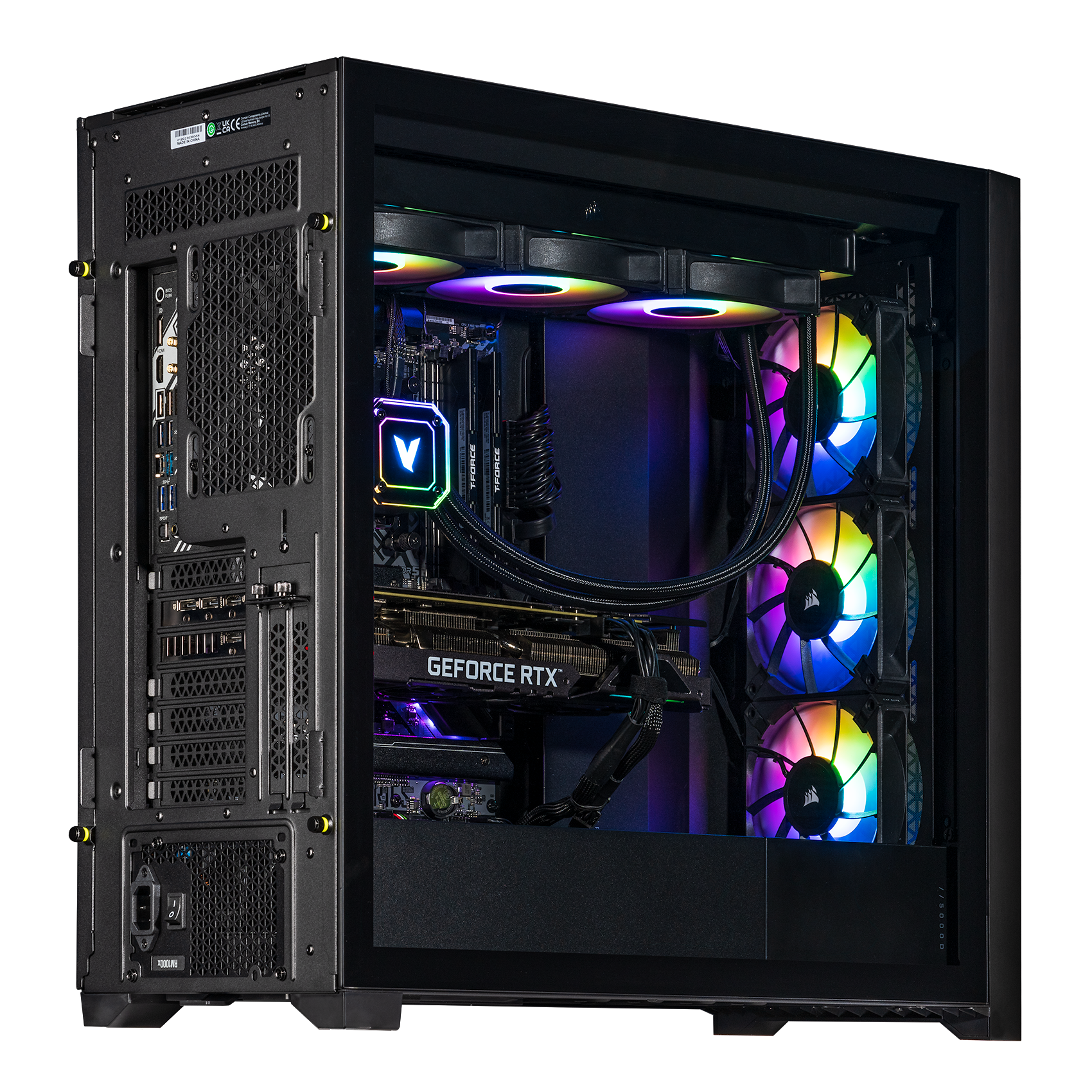 The text in the image reads:

"GEFORCE RTX"