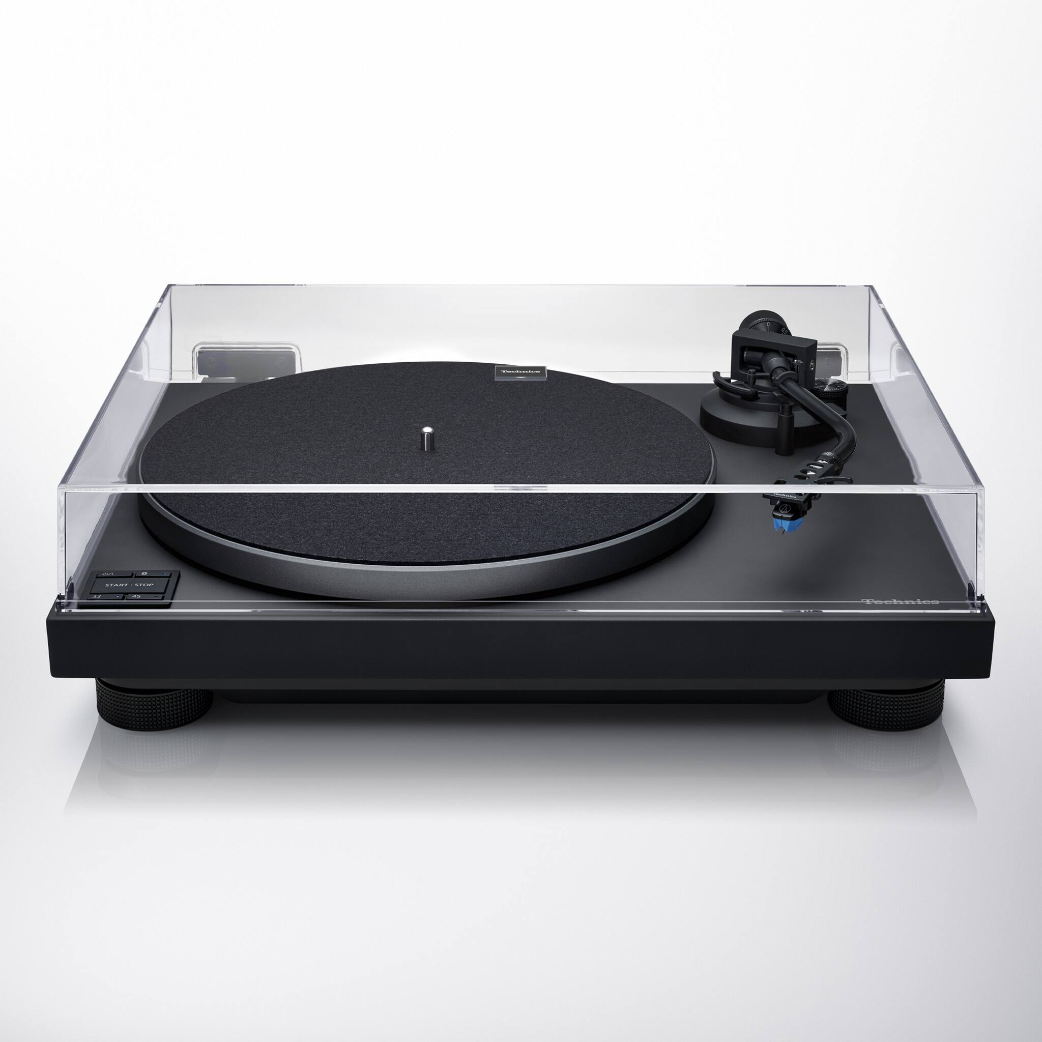 Alt View 2. Technics - Technics HiFi Bluetooth Turntable with Coreless Direct Drive Motor, Audiophile-Grade Cartridge and Precision Tonearm - Charcoal Black.