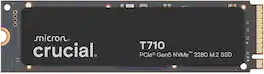 Crucial - CT2000T710SSD8 T710 PCIe Gen5 NVMe 2TB SSD, Up to 14,900MB/s, PC Compatible, for Creators & Gamers