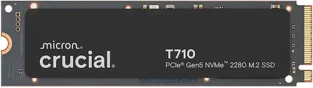 Micron Crucial T710
PCIe® Gen5 NVMe™ 2280 M.2 SSD