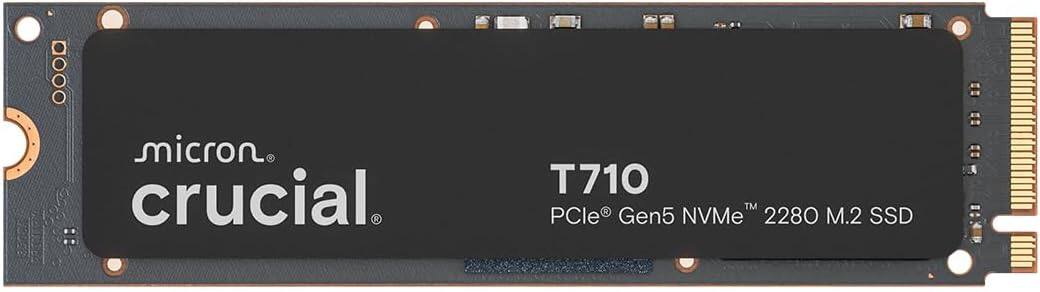 Micron Crucial T710  
PCIe® Gen5 NVMe™ 2280 M.2 SSD