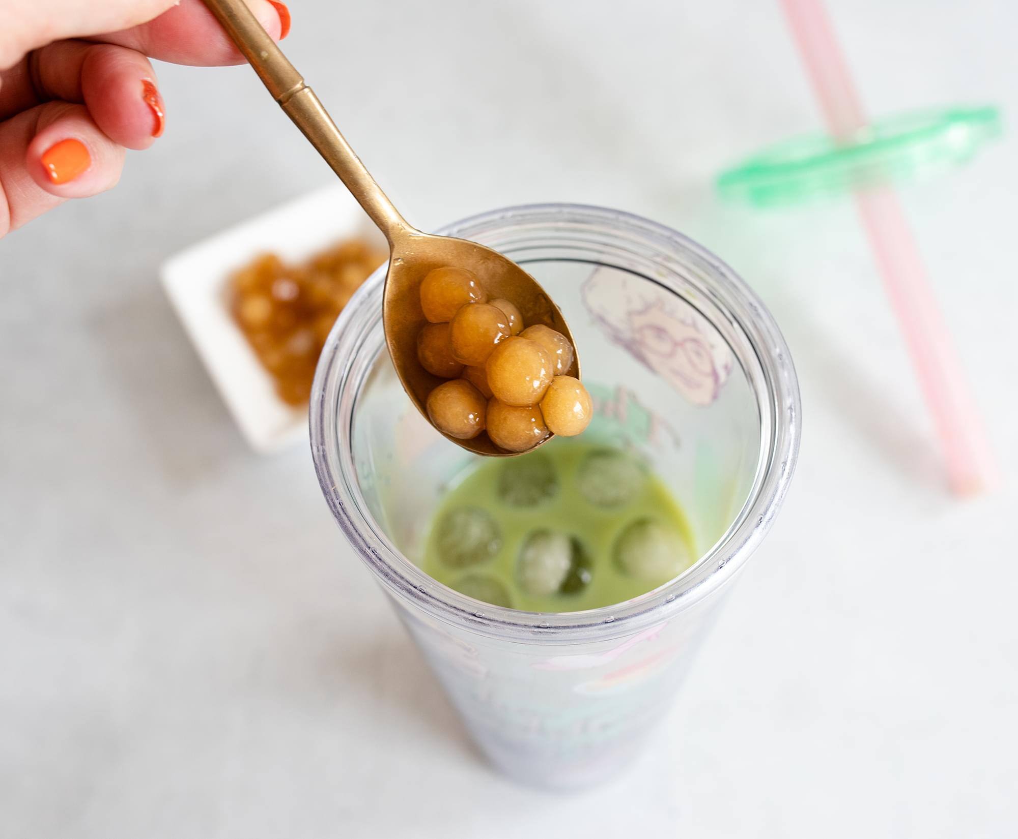 Alt View 2. Silver Buffalo - The Golden Girls Carnival Cup with Lid and Straw | 24 Ounces - Green.