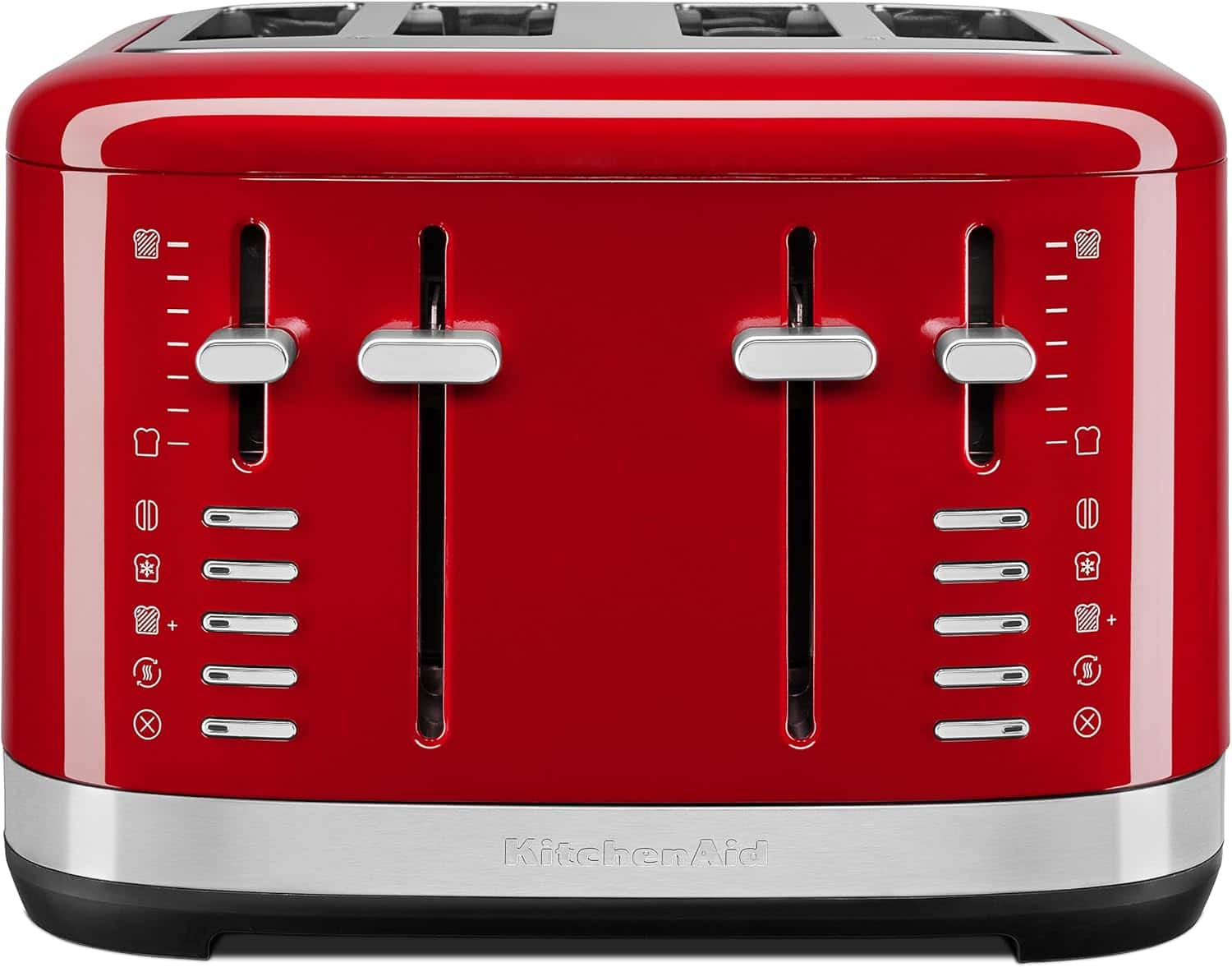 KitchenAid - 4 Slice Programmable Toaster, 120V - Empire Red - Front_Zoom
