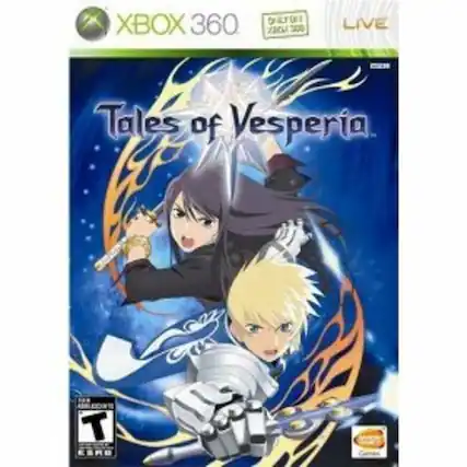 XBOX 360
LIVE
Tales of Vesperia
T (ESRB)
KIOINTS - T (Teen 13+)