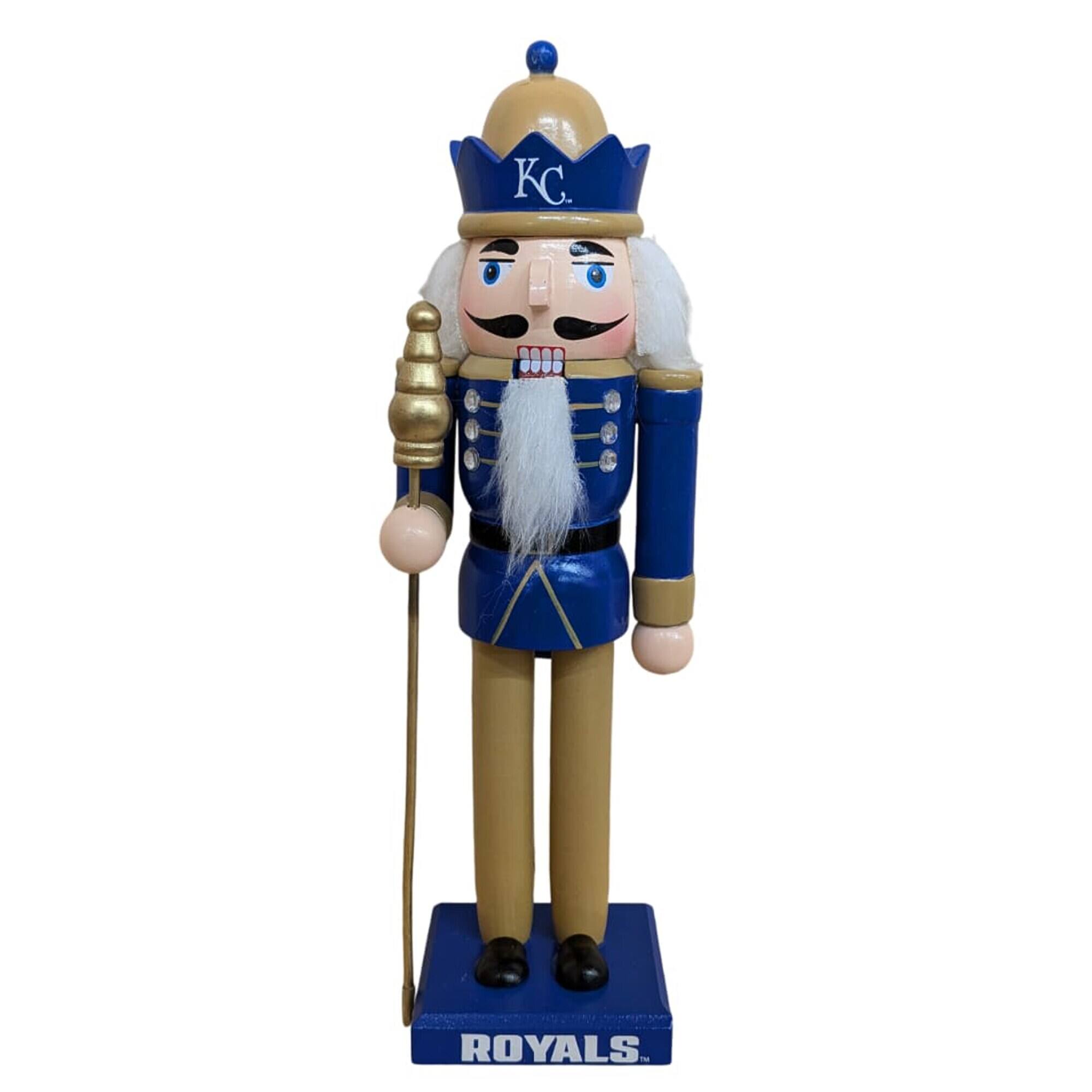 Evergreen Enterprises - Kansas City Royals 12" Wooden Nutcracker Statue - Multicolor