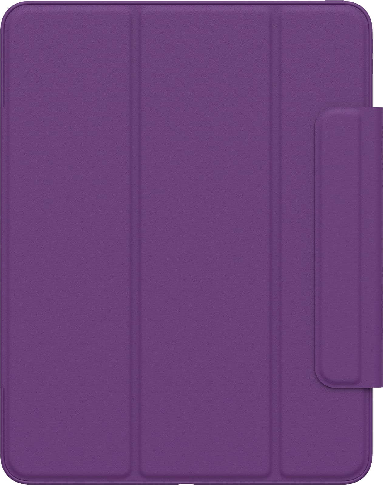 Custom popular OtterBox Defender for Apple iPad / Air / Pro / Mini - CUSTOM Monogram - Purple White Teal Stripes