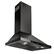 Angle. Onefly - 30 inches - Convertible - Wall Mount Range Hood - Black stainless steel.