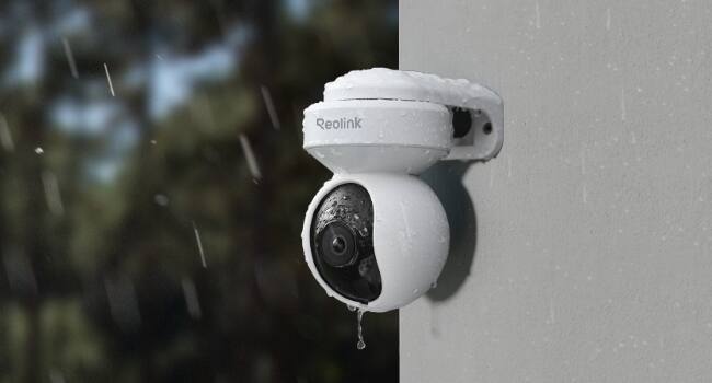 Angle. Reolink - Reolink E1 Outdoor SE PoE 4K 8MP 360° Auto-Tracking Security Camera Color Night Vision Person Vehicle Animal Detection - white.
