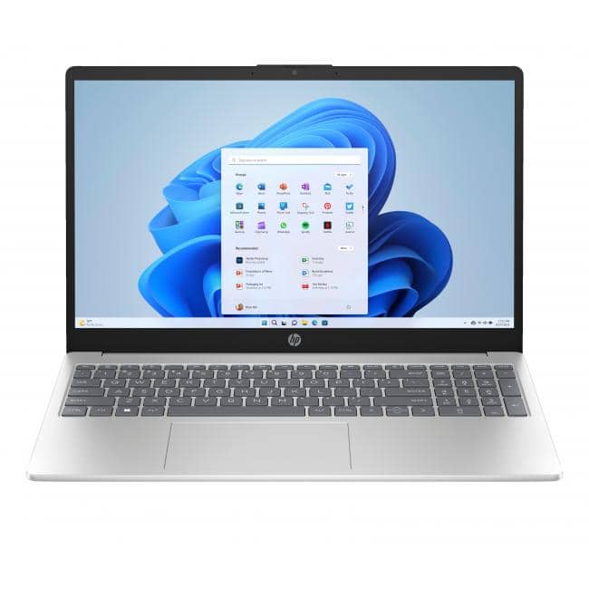 HP - 15.6" FHD IPS Notebook Intel Core i7-1255U 16GB RAM 512GB SSD Intel Core i7-1255U Deca-core - 15.6" - Natural Silver