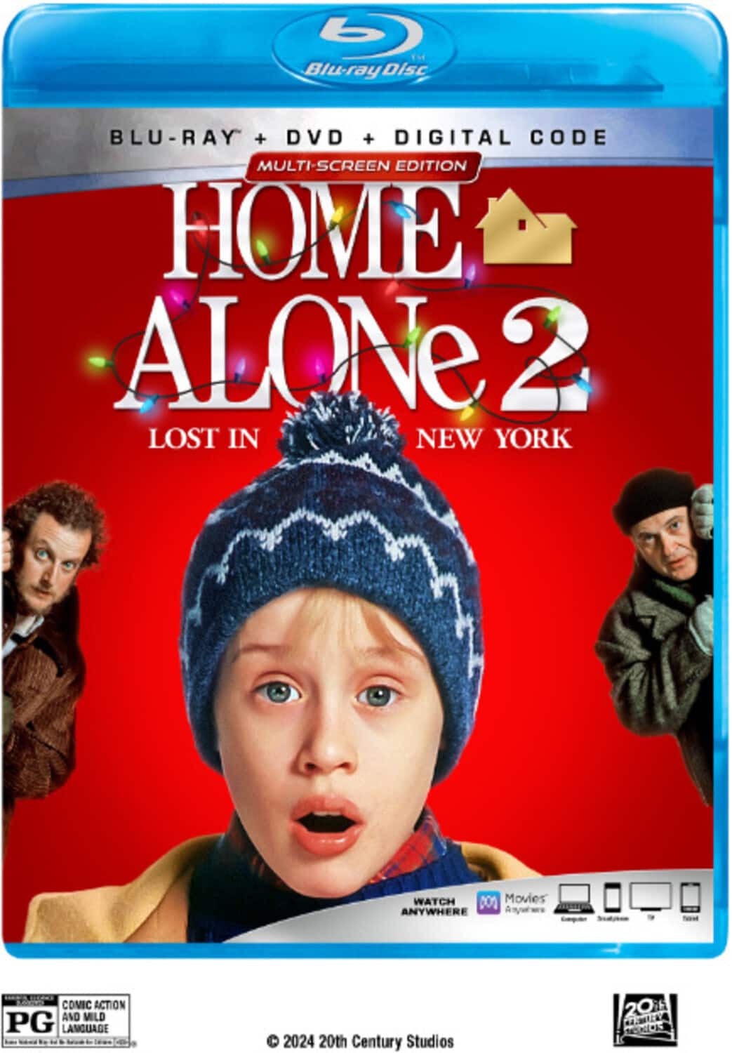 Front. Home Alone 2: Lost In New York - 25th Anniversary Edition   - BLU-RAY.