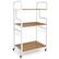 Alt View 9. Gymax - Gymax 3-Tier Rolling Printer Stand Home Office Large Printer Cart w/ Storage Shelves Natural & White - White.