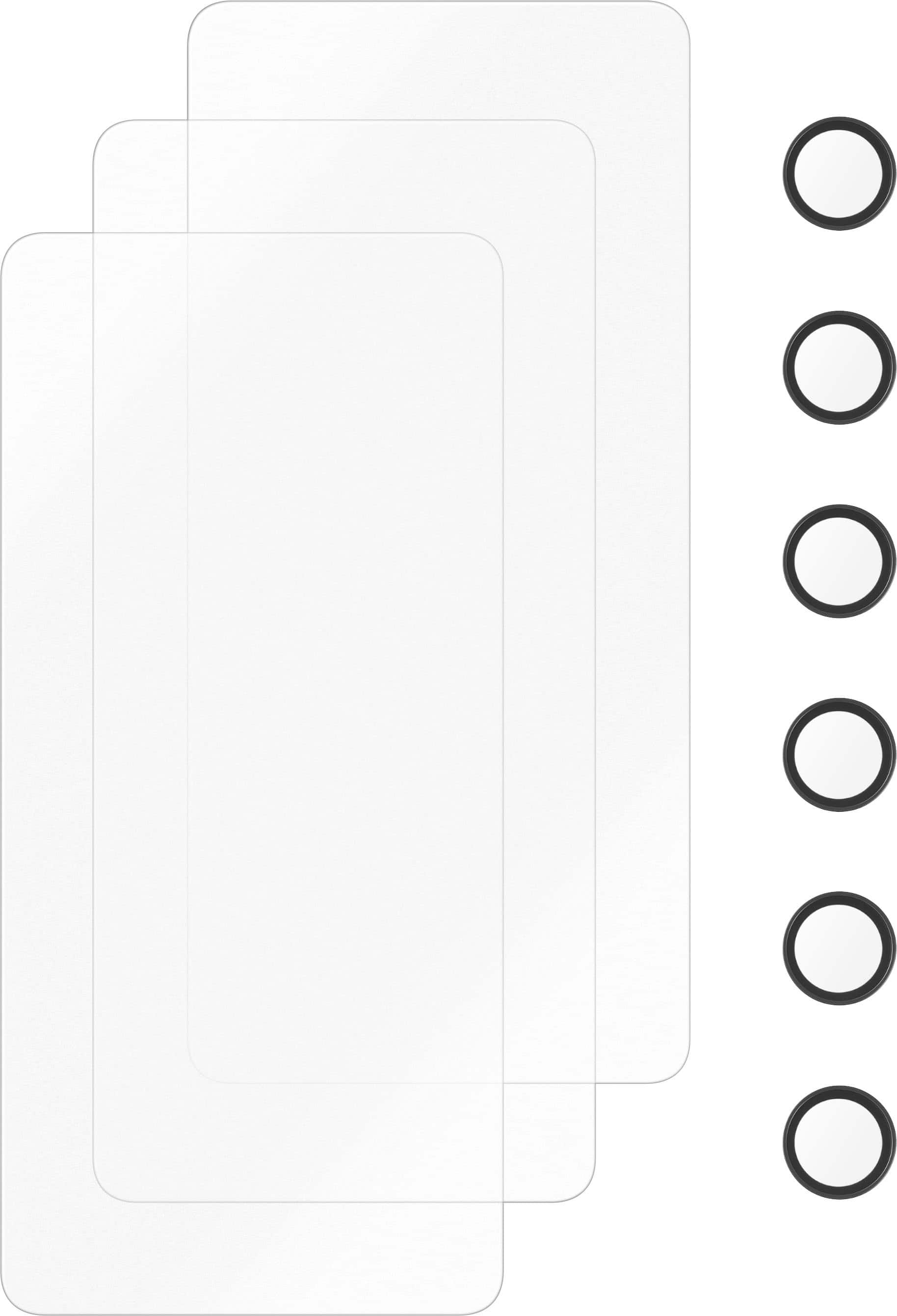 Insignia™ - Glass Screen and Lens Protectors for Samsung Galaxy S26 (3-Pack) - Clear