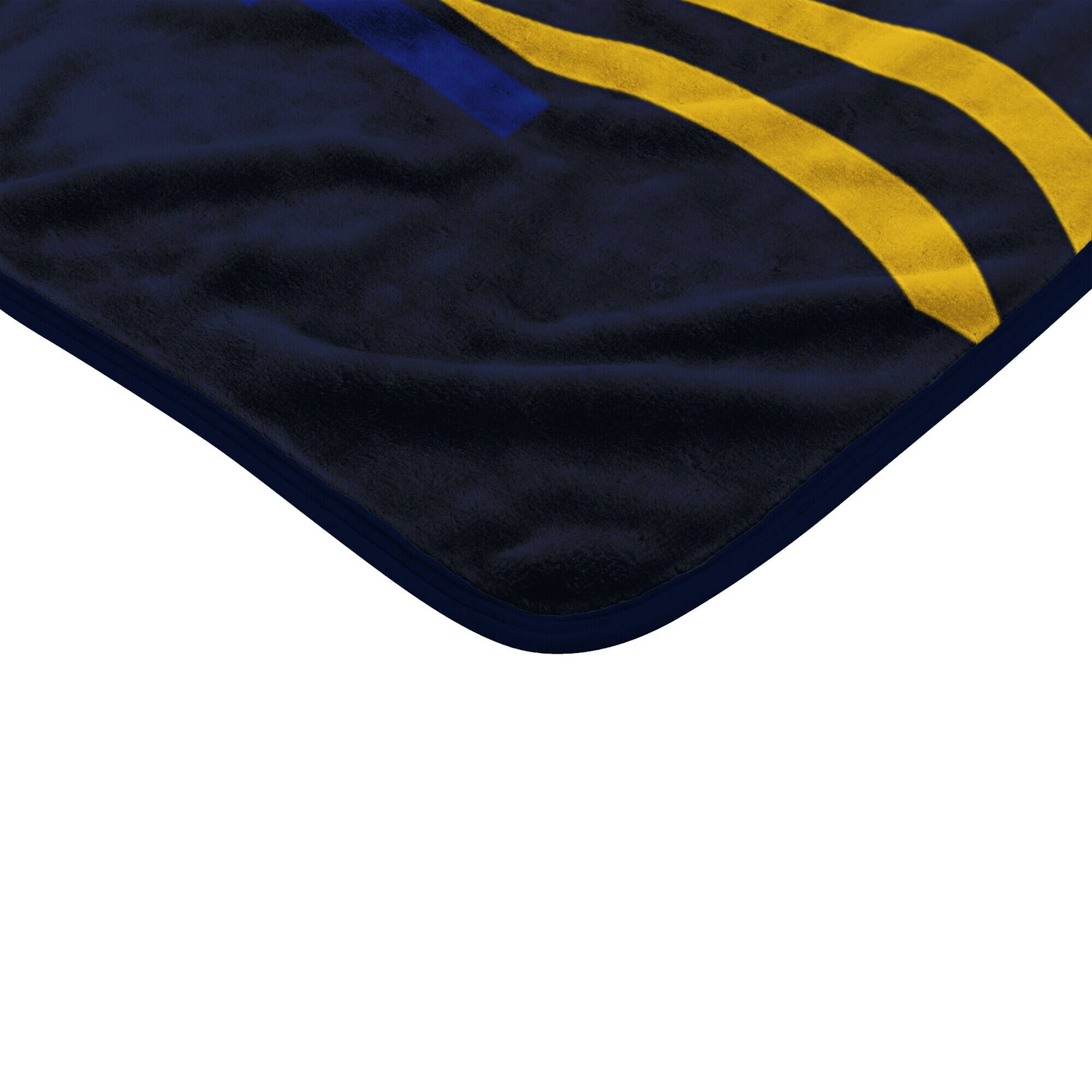 Alt View 1. Northwest - Michigan Wolverines 50" x 60" Digitize Raschel Throw Blanket - Navy.