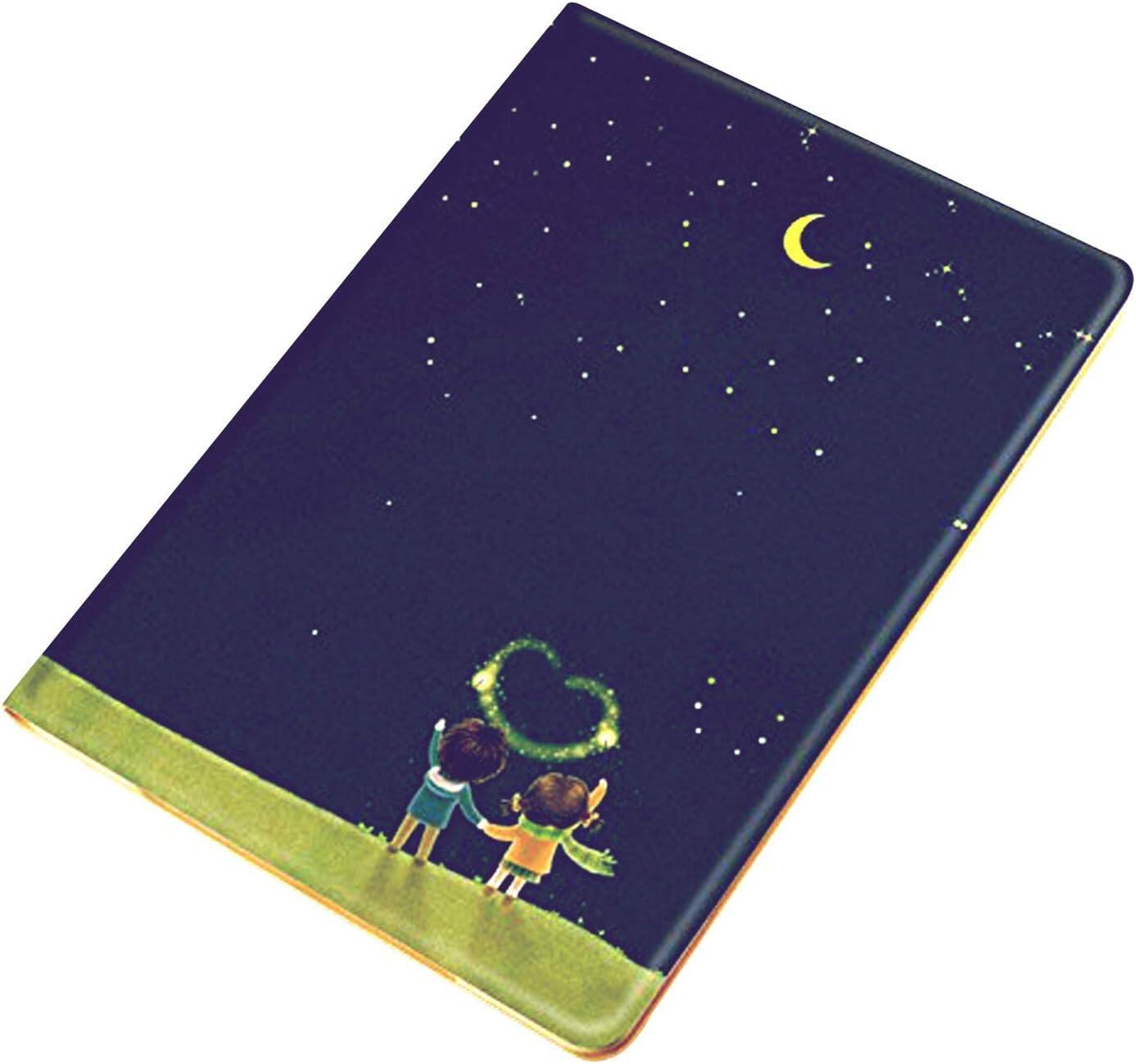Left. DuraSafe Cases - iPad Pro 9.7" 2016 Slim Book-Style Case with Magnetic Stand A1673 A1674 A1675 - Night Sky.