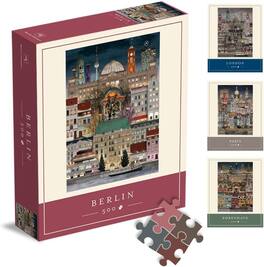 Martin Schwartz - 500 Piece Jigsaw Puzzle for Adults – Cityscape Illustration of Berlin