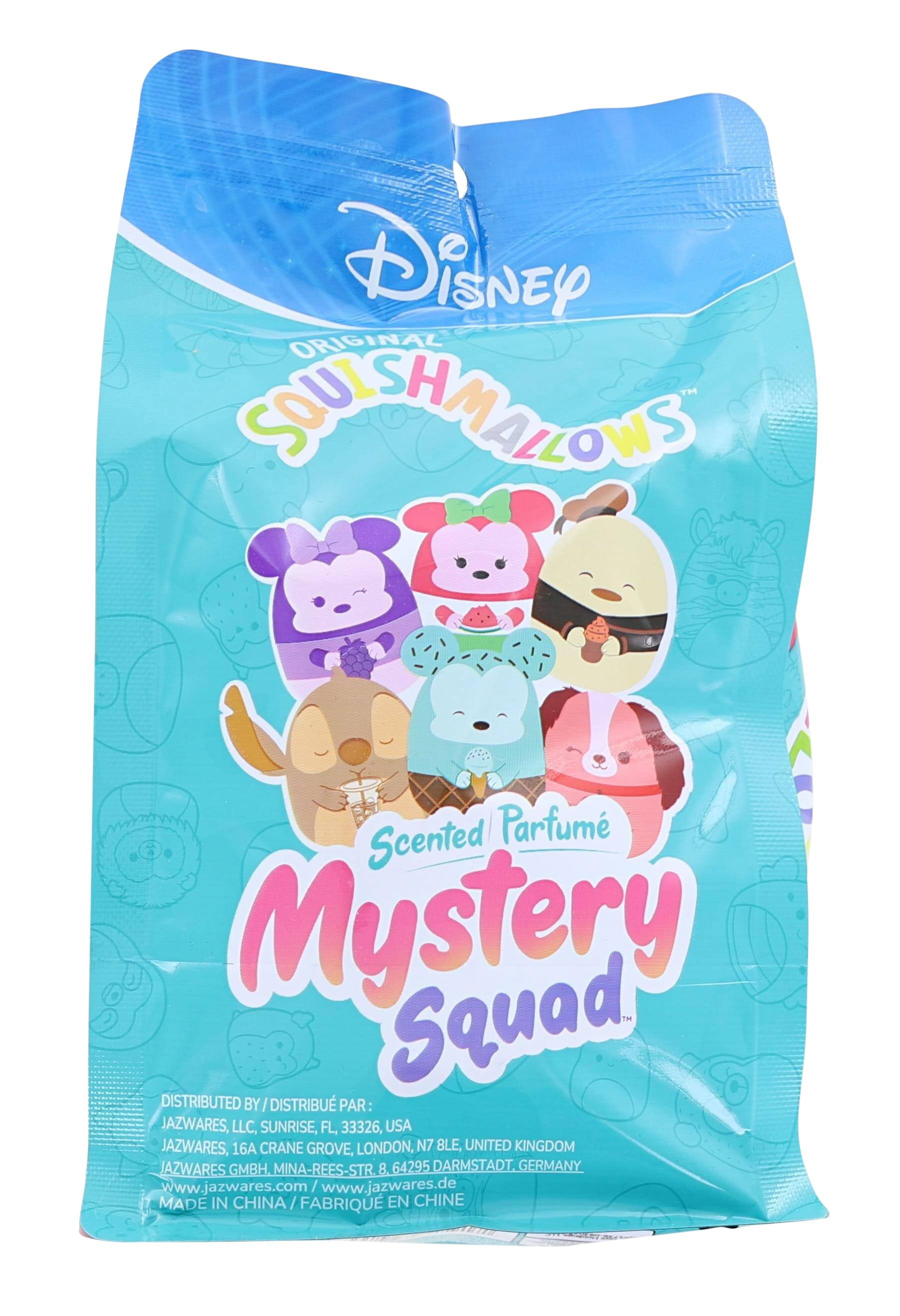 Disney ORIGINAL SQUISHMALLOWS Scented Mystery Squad  
DISTRIBUTED BY / DISTRIBUÉ PAR:  
JAZWARES, LLC, SUNRISE, FL, 33326, USA  
JAZWARES, 16A CRANE GROVE, LONDON, N7 BLE, UNITED KINGDOM  
JAZWARES GMBH, MINA-REES-STR. 8, 64295 DARMSTADT, GERMANY  
www.jazwares.com / www.jazwares.de  
MADE IN CHINA / FABRIQUÉ EN CHINE