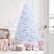 Alt View 12. Costway - 8ft Iridescent Tinsel Artificial Christmas Tree with 1636 Branch Tips - White.