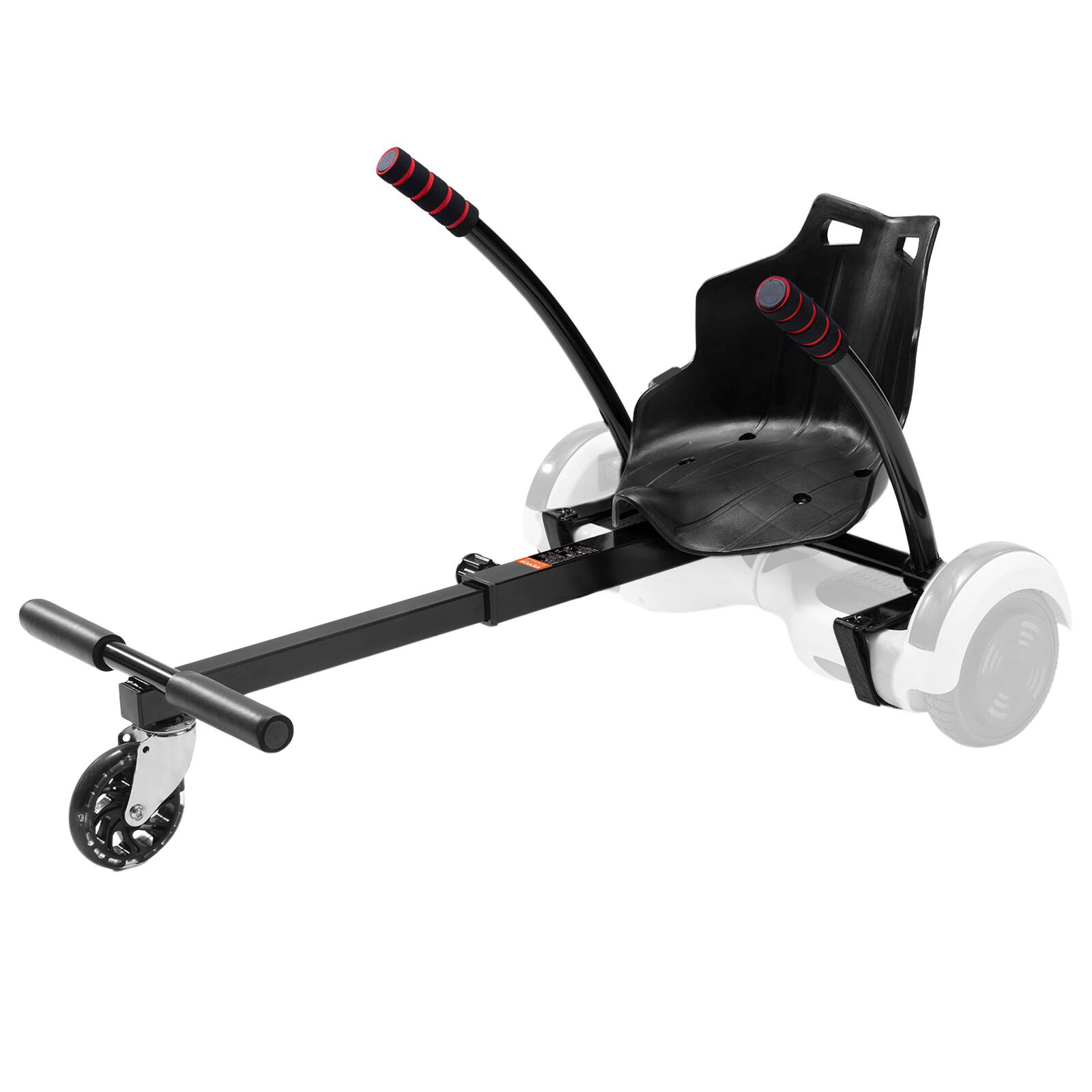 Alt View 5. VEVOR - Hoverboard Seat Attachment, for 6.5" 8" 8.5" 10" Hoverboards, with LED Lights, Grips Control - Black.