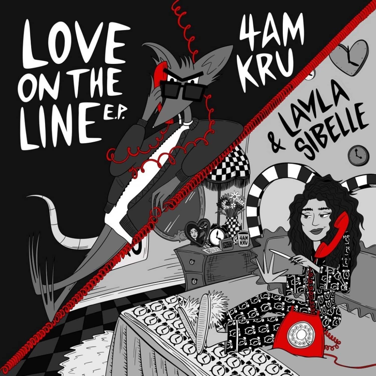 4Am Kru & Layla Sibelle - Love On The Line   - 12-INCH SINGLE [12 inch Vinyl Single] price history on PriceWatchPro