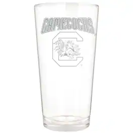 Great American Products - South Carolina Gamecocks Etched 16oz. Rally Cry Pint Glass - Multicolor