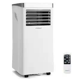 Costway - Portable Air Conditioner, 8000 BTU Air Cooler with Fan & Dehumidifier Mode for Rooms up to 230 Sq.Ft