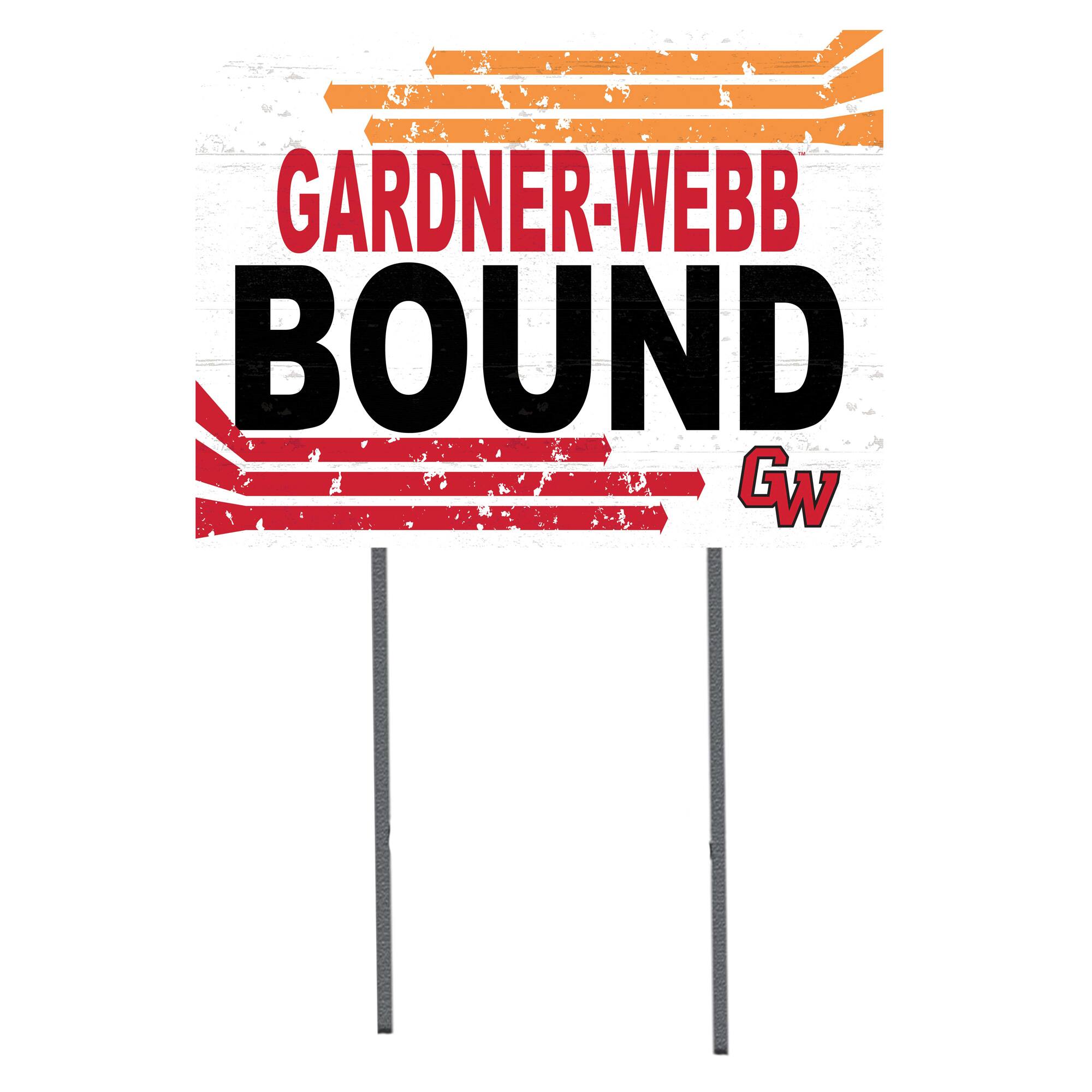 Gardner-Webb Bulldogs 18'' x 24'' Bound Yard Sign
