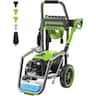 Greenworks - Pro Brushless 3000 PSI (CSA Certified) 2.0 GPM Max / 1.1 GPM Electric Pressure Washer - Green