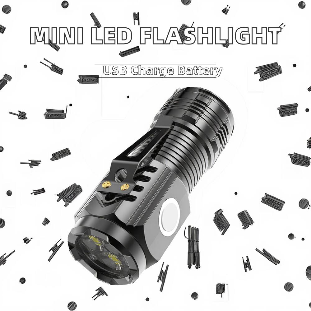 MINI LED FLASHLIGHT  
USB Charge Battery